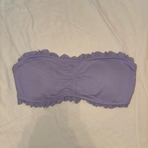 Hollister Ruffled Bandeau Bikini Top